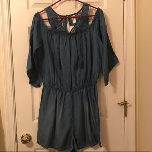 Justice - Girls Denim Romper - 18plus